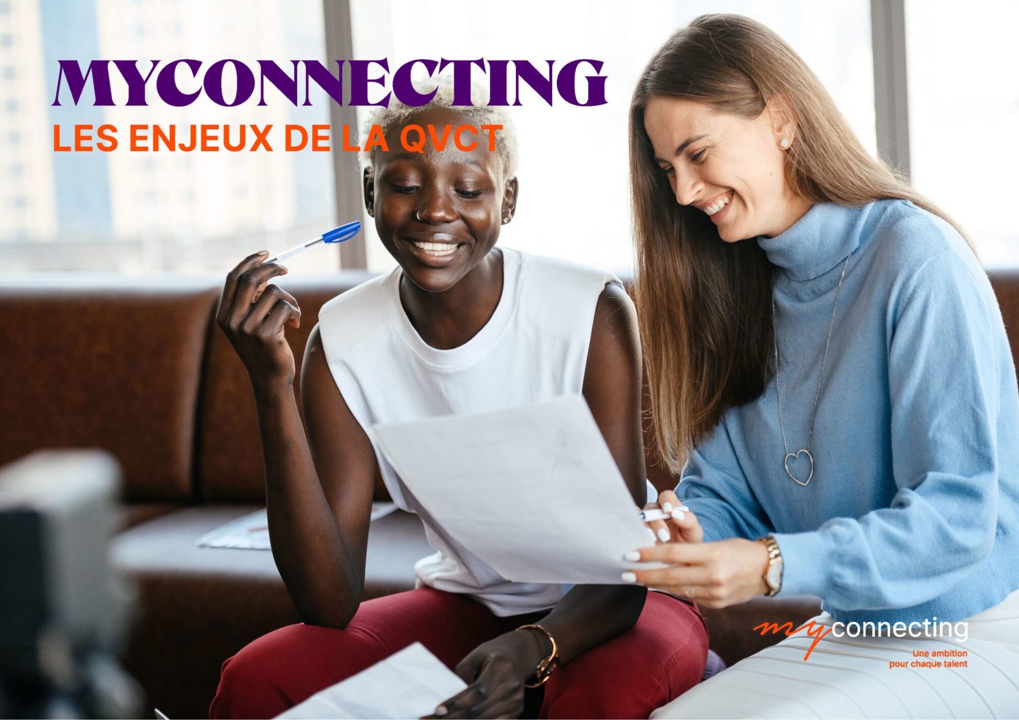 Couverture du livre blanc MyConnecting sur les enjeux de la QVCT